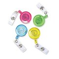 Pen2Paper ID Card Reelwith Belt Clip&#44;30 in. L&#44;4-PK&#44;Translucent AST, 4PK PE811667